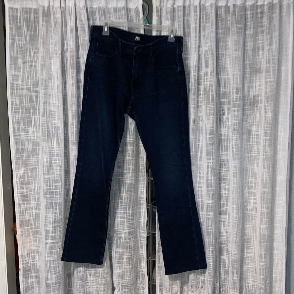 PAIGE Men's Federal Slim Jeans - color is Suarez.